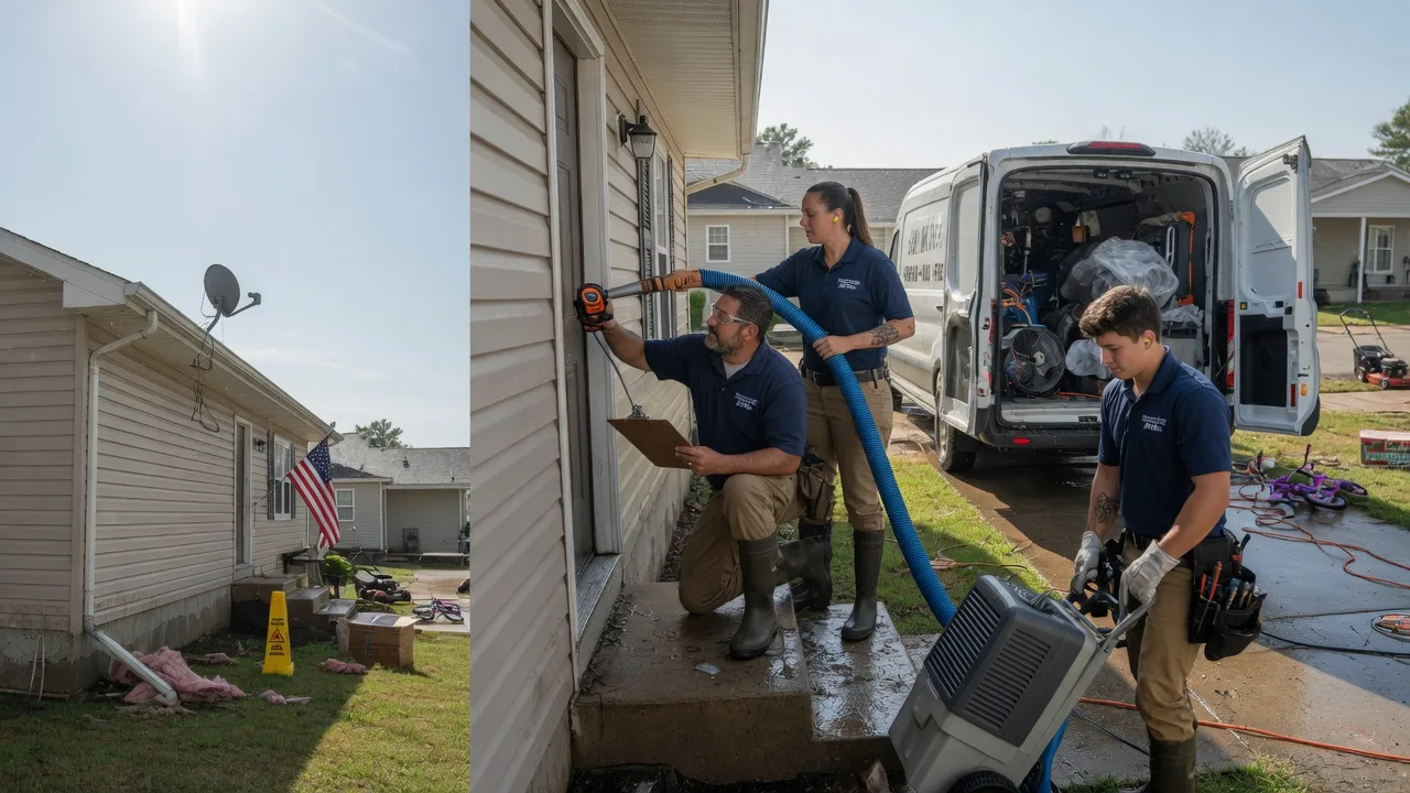 Ceiling Water Damage Restoration in Encino, NM near me